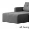 Colony Modular Sectional Sofa in Charcoal Fabric by NCFurniture