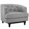 Coast Sofa in Light Gray Fabric by Modway w/Options