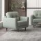 Radwan Chair 54962 in Pesto Green by Mi Piace Italy