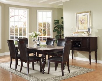 Lourina Dinette Set 5Pc w/Optional Chairs & Sever [ADDS-Lourina Dinette]