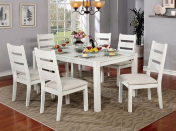 Glenfield 7Pc Dining Set CM3882T in Weathered White [FADS-CM3882T-Glenfield]