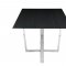 Neveen Dining Table 110191 Black & Chrome by Coaster w/Options