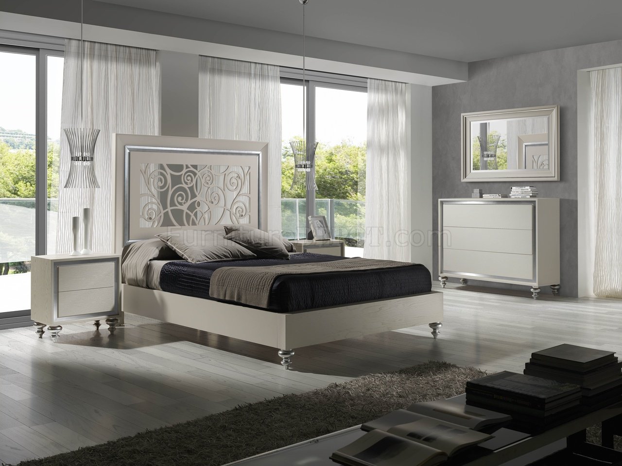 Alba Bedroom by J&M w/Optional Casegoods - Click Image to Close