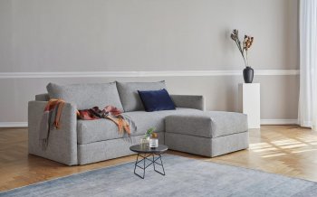 Tripi Sofa Bed in Light Gray Fabric by Innovation w/Options [INSB-Tripi-538 Light Gray]