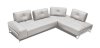 I763 Sectional Sofa in Light Grey Premium Leather by J&M