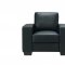 U801 Sofa & Loveseat Set in Black PVC by Global w/Options