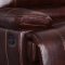 U1953 Reclining Sofa in Coffee Bonded Leather Global