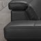 Davenport Sectional Sofa in Slate Grey Leather by J&M