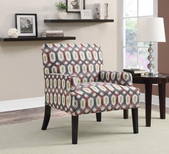 902620 Accent Chair Set of 2 in Printed Fabric by Coaster [CRCC-902620]