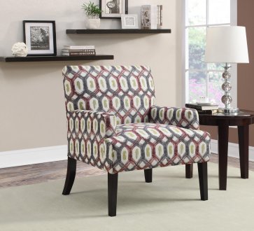 902620 Accent Chair Set of 2 in Printed Fabric by Coaster