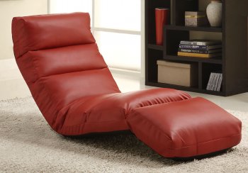 4726 Gamer Lounger Chair by Homelegance in Red, Black or Cream [HECL-4726]