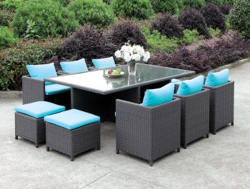 Ashanti CM-OT2127 11Pc Outdoor Patio Dining Set [FAOUT-CM-OT2127]