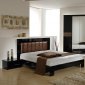 Moon Black & Bronze 5Pc Bedroom Set by VIG w/Options