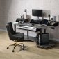 Eleazar Music Desk 92895 in Black Oak by Acme w/Optional Chair