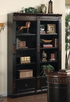 800922 Double Bookcase in Espresso by Coaster [CRBC-800922]