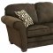 Chocolate Polyester Fabric Modern Sofa & Loveseat Set w/Options