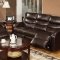 F6655 Motion Sofa Espresso Bonded Leather by Boss w/Options