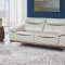 U8351 Sofa in Pearl Bonded Leather by Global w/Options