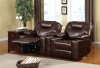 CM6601 Davos Home Theater Recliners in Leather-Like Fabric