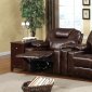 CM6601 Davos Home Theater Recliners in Leather-Like Fabric