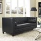 Imperial EEI-1421-BLK Sofa in Bonded Leather by Modway w/Options