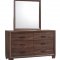 Brandon 4Pc Youth Bedroom Set 205321 in Warm Brown by Coaster