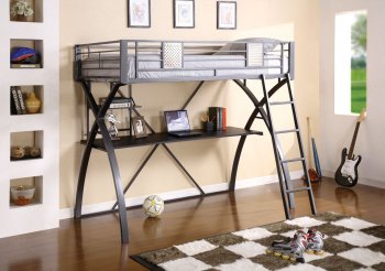 CM-BK1028 Apollo Loft Bed w/Workstation [FAKB-CM-BK1028 Apollo]