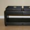 Contemporary Storage Brown Leather Ottoman With Built In Trays