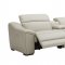 Nova Power Motion Sectional Sofa 6Pc in Silver Grey by J&M