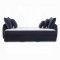 Irina Sofa LV03890 in Blue Velvet by Acme w/Sleeper