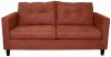 Persimmon Fabric Modern Sofa & Loveseat Set w/Options