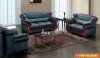 Black Bonded Leather 7981 Sofa w/Optional Loveseat & Chair