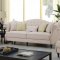 Rayna Sofa CM6779 in Beige Linen-Like Fabric w/Options