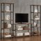 Factory Entertainment Unit 3228-05 -Burnished Wood - Homelegance