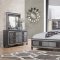 Pisa Bedroom in Metallic Grey by Global w/Options