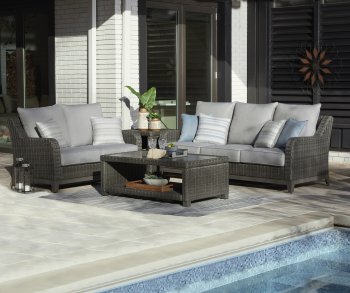 Elite Park Outdoor Sofa & Loveseat Set P518 by Ashley w/Options [SFAOUT-P518-838 Elite Park]