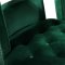 Tribeca Accent Chair 546 in Green Velvet by Meridian