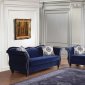 Zaffiro Sofa SM2231 in Royal Blue Fabric w/Options