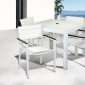 Avallon Outdoor Dining Set 5Pc in White by Bellini