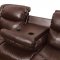 601481 Tamilla Motion Sofa in Bonded Leather by Coaster