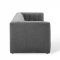 Reflection Sofa in Charcoal Fabric by Modway