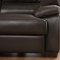 Truffle-Brown Top Grain Leather Modern Sofa & Loveseat Set