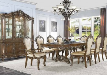 Latisha Dining Table DN01357 in Antique Oak by Acme w/Options [AMDS-DN01357 Latisha]