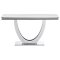 Kerwin Coffee Table 708538 White & Chrome by Coaster w/Options