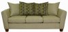 Olive Fabric Modern Sofa & Loveseat Set w/Options