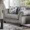 Glynneath Sofa SM5212 in Gray Linen-Like Fabric w/Options