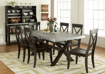 Keaton II Dining Table 5Pc Set 219-CD in Charcoal by Liberty [LFDS-219-CD Keaton II]