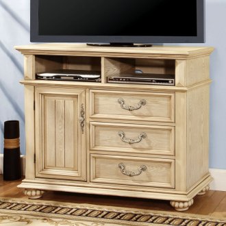 CM7810 Waldenburg TV Stand in Antique Style White