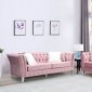 LCL-004 Sofa & Loveseat Set in Pink Velvet