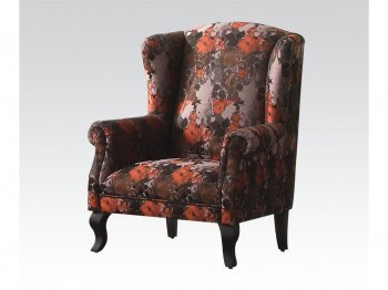 59221 Fatine Accent Chair in Black & Red by Acme [AMCC-59221 Fatine]